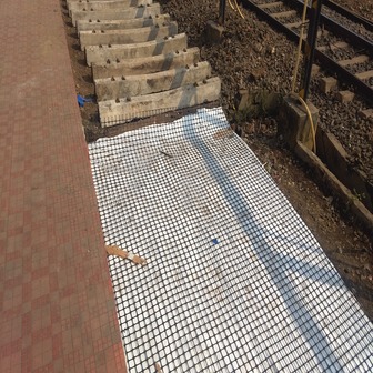 Trackbed Stabilization with Techgrid PP Biaxial Geogrid