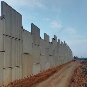 Reinforced Soil Walls with Panel Fascia