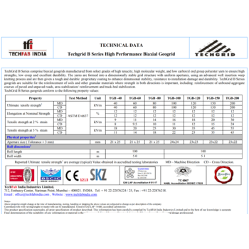 TECHGRID POLYESTER BIAXIAL GEOGRID