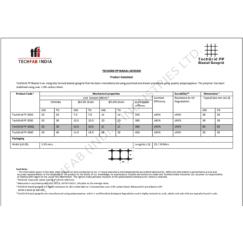 TECHGRID PP BIAXIAL GEOGRID