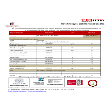 TECHTUBE GEOTEXTILE TUBES