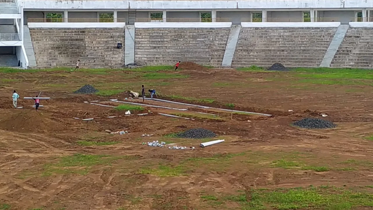 Subsurface Drainage of Cricket Stadium, Sayali, Silvassa