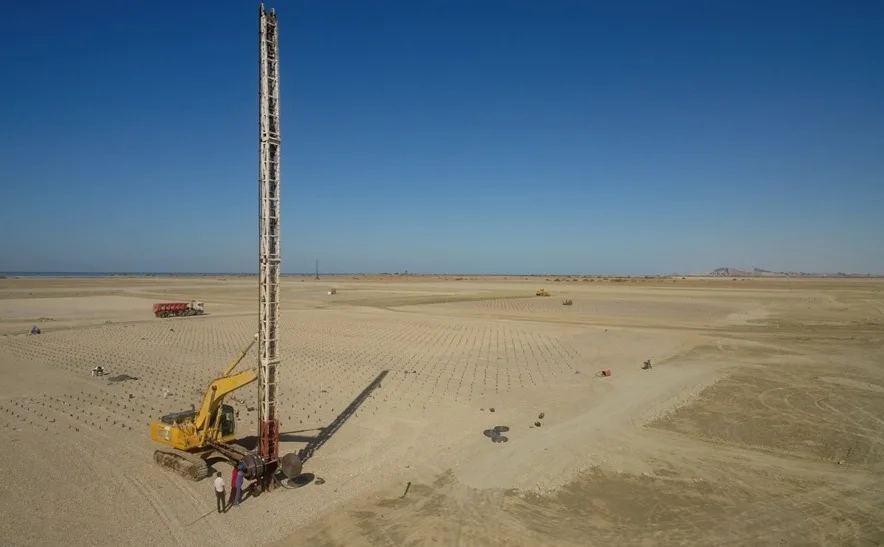 Ground Preparation for Construction of Oil Storage Tanks at Iran