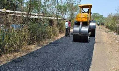 Road Strengthening and Black Topping Works for SH-30, Dahanu, Maharashtra