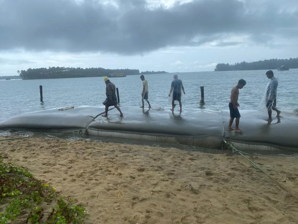 Protection of  Island at Cheruvathur Fishery Harbour, Kasaragod, Kerala IMAGE : FILE NAME – 3