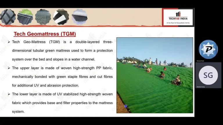 Application of TechRock™ GeoMattress in Hydraulic Engineering