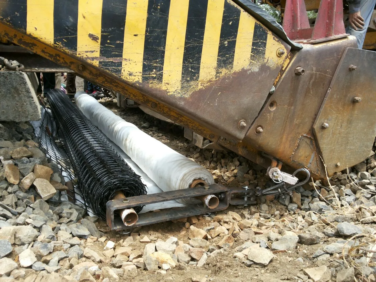 Railway Ballast Stabilization at Chavaj, Bharuch, Gujarat