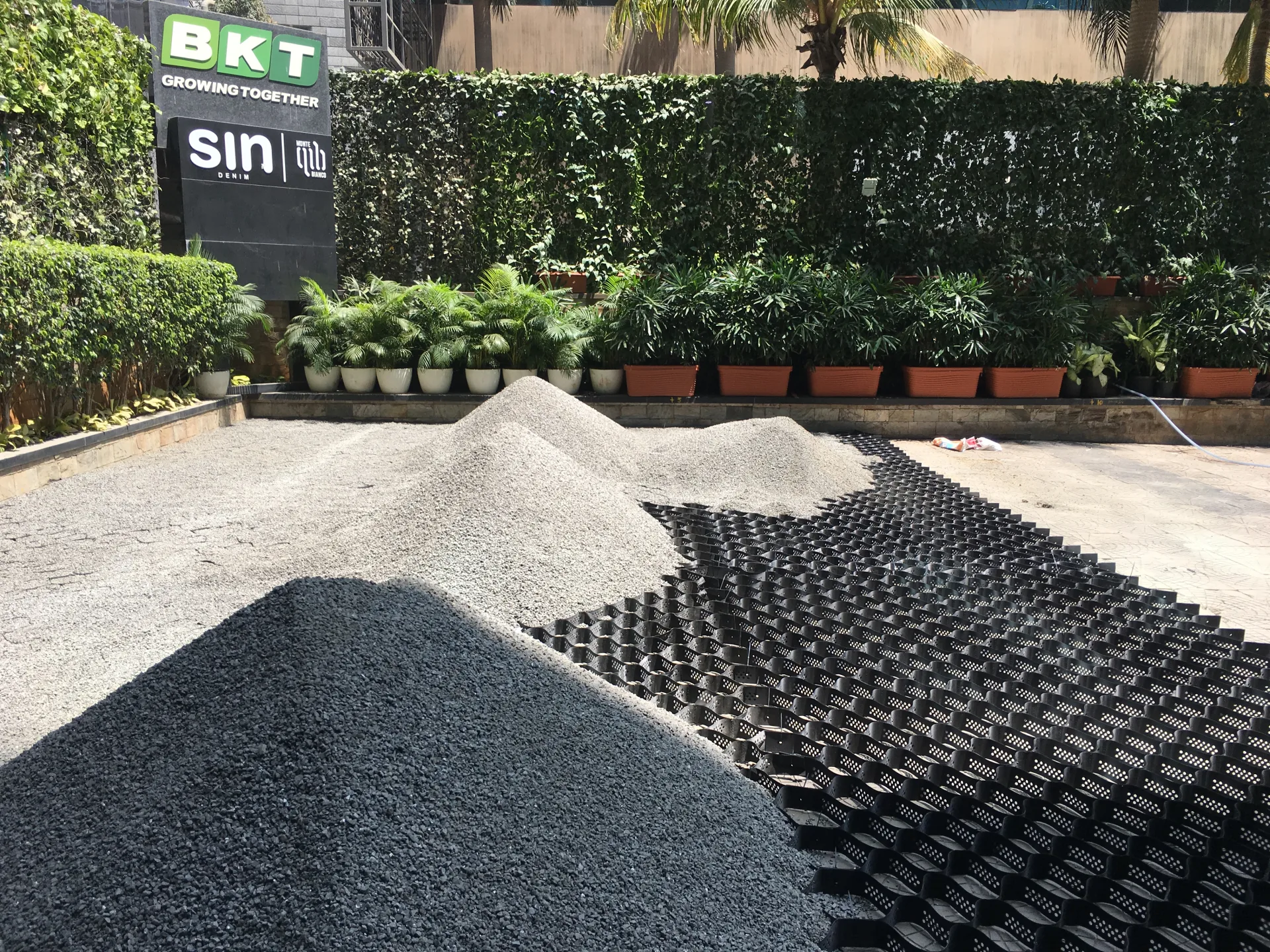REHABILITATION OF PARKING AREA USING TECHCELL GEOCELL, LOWER PAREL, MUMBAI