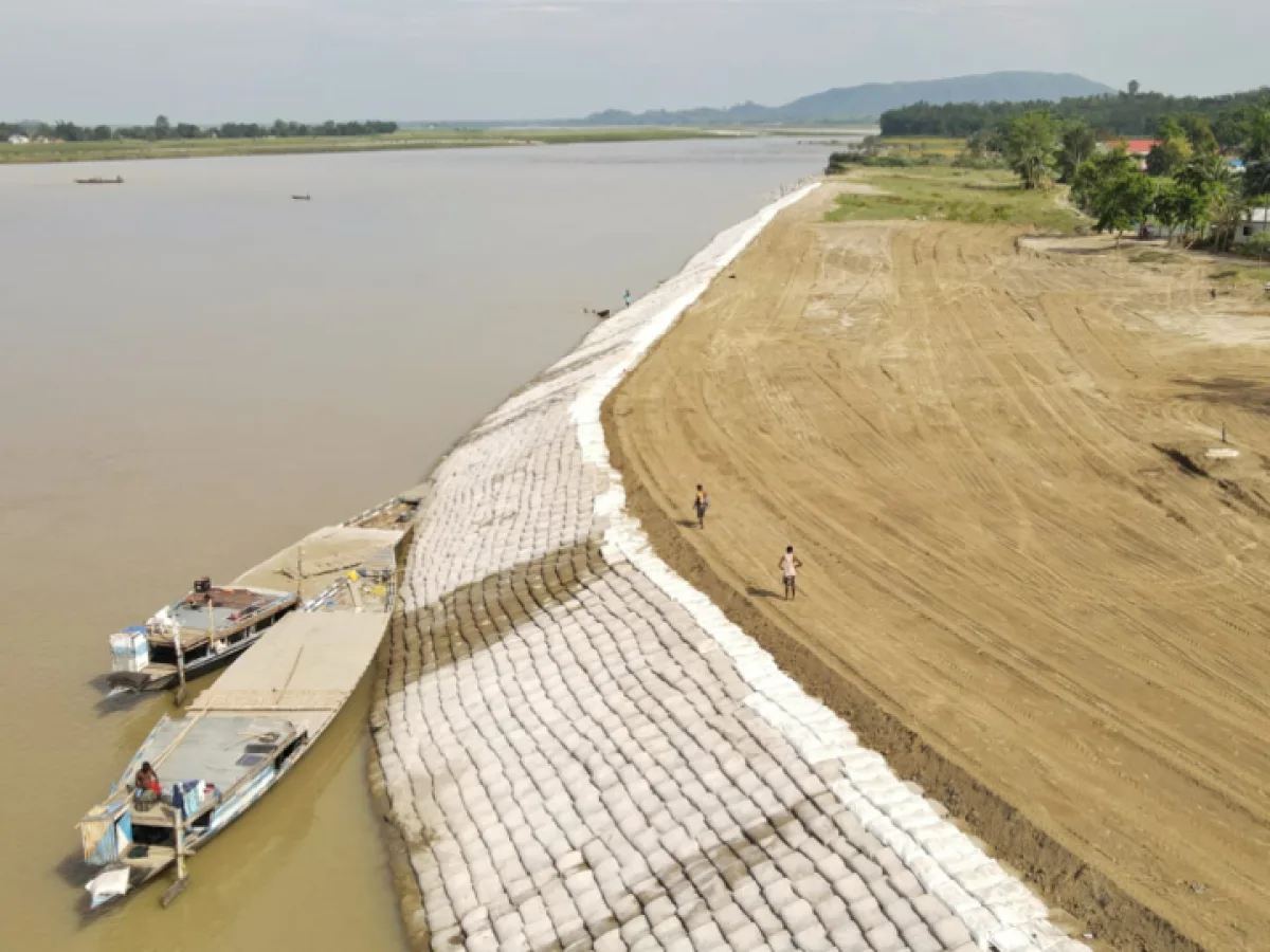 River Bank Erosion Protection